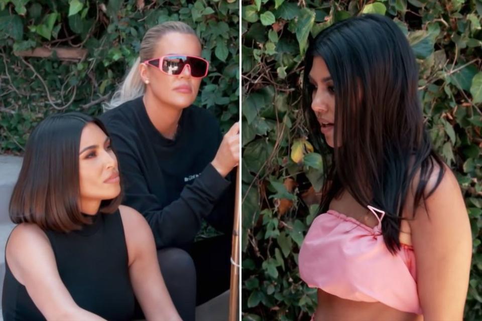 Kim Kardashian West, Khloé Kardashian and Kourtney Kardashian | E!