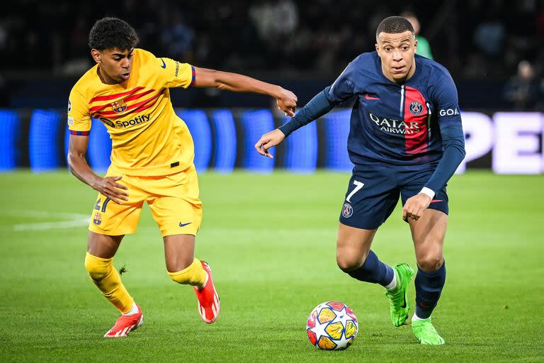 Tanto Lamine Yamal como Kylian Mbappé serían titulares en el duelo de vuelta de los cuartos de final de la Champions League