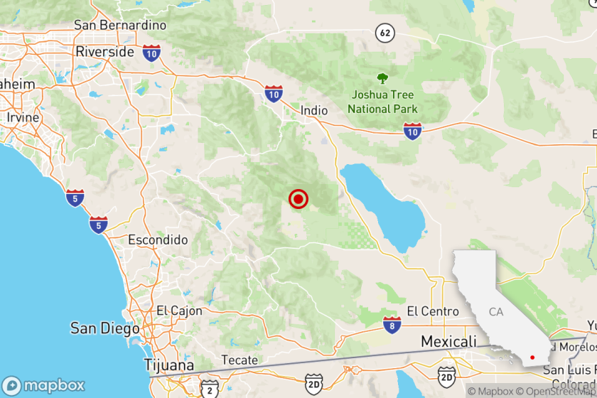 A map showing the epicenter of an earthquake on April 13, 2024.