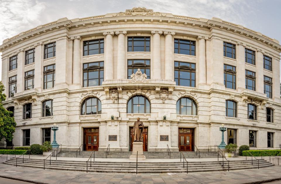 The Louisiana Supreme Court in the French Quarter of New Orleans.