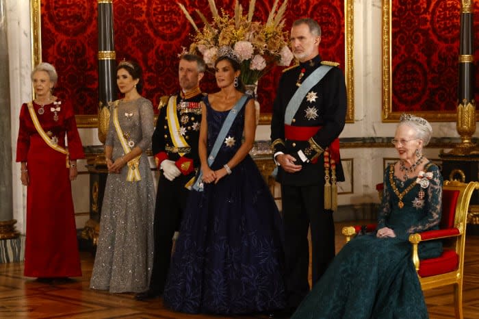 Cena de gala en Dinamarca por la visita de Estado de los reyes Felipe y Letizia