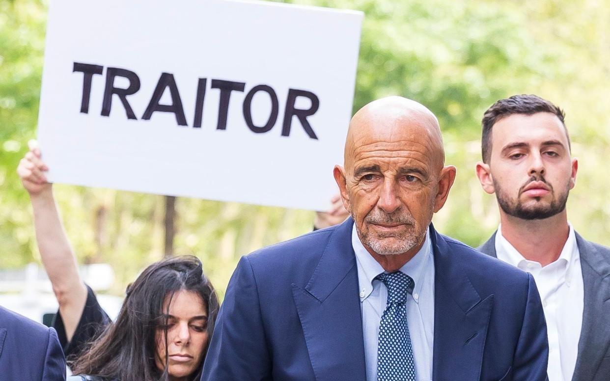 Tom Barrack, an advisor and supporter of former US President Donald Trump - JUSTIN LANE/EPA-EFE/Shutterstock