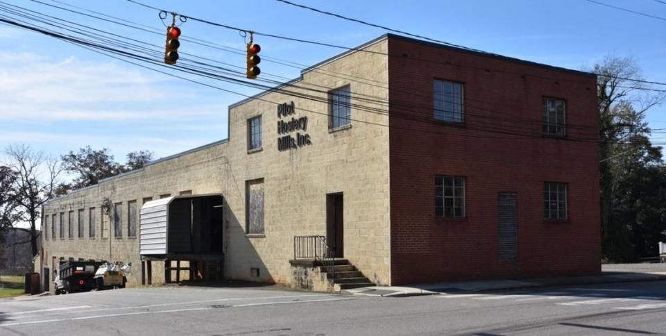 Pilot Hosiery Mill, added to the National Register of Historic Places.