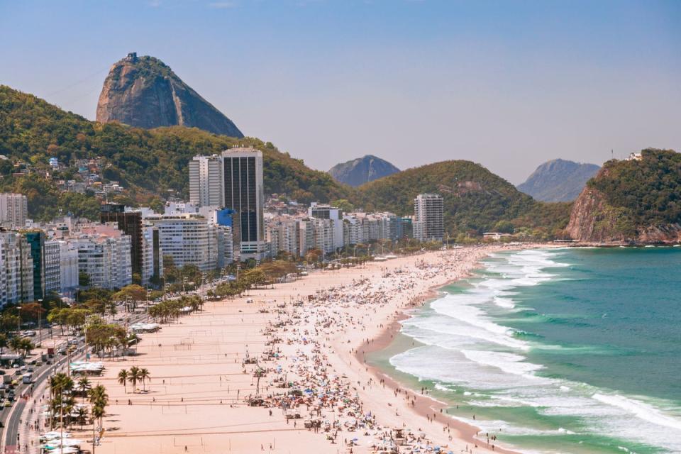 Copacabana is one of the main locations for Rio’s Carnival celebrations (Getty Images)