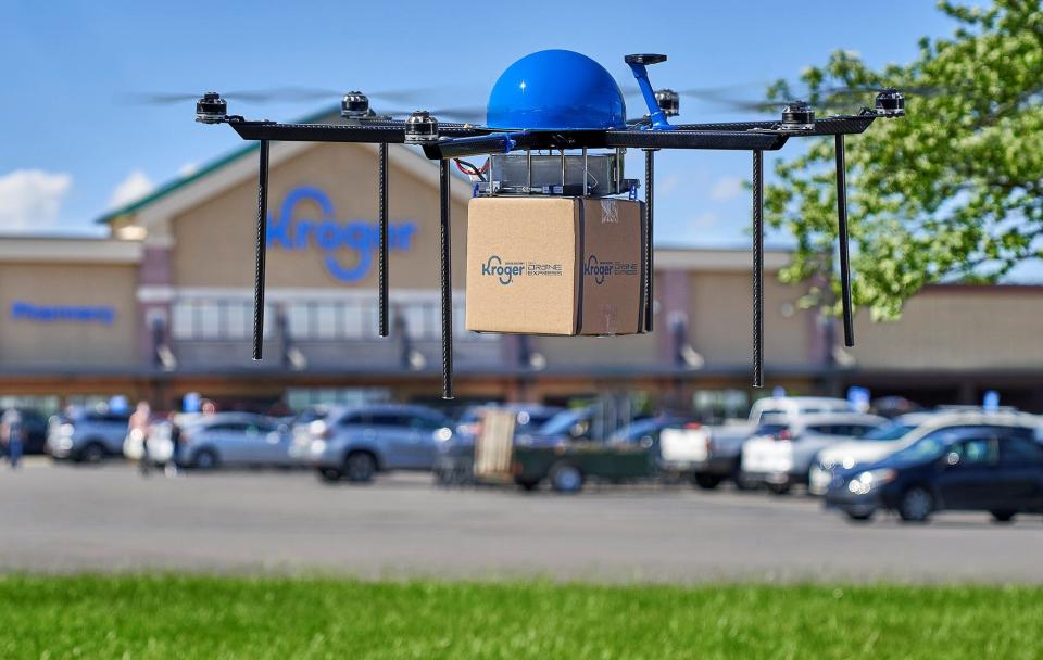 Kroger is testing home delivery via drones in Greater Cincinnati.