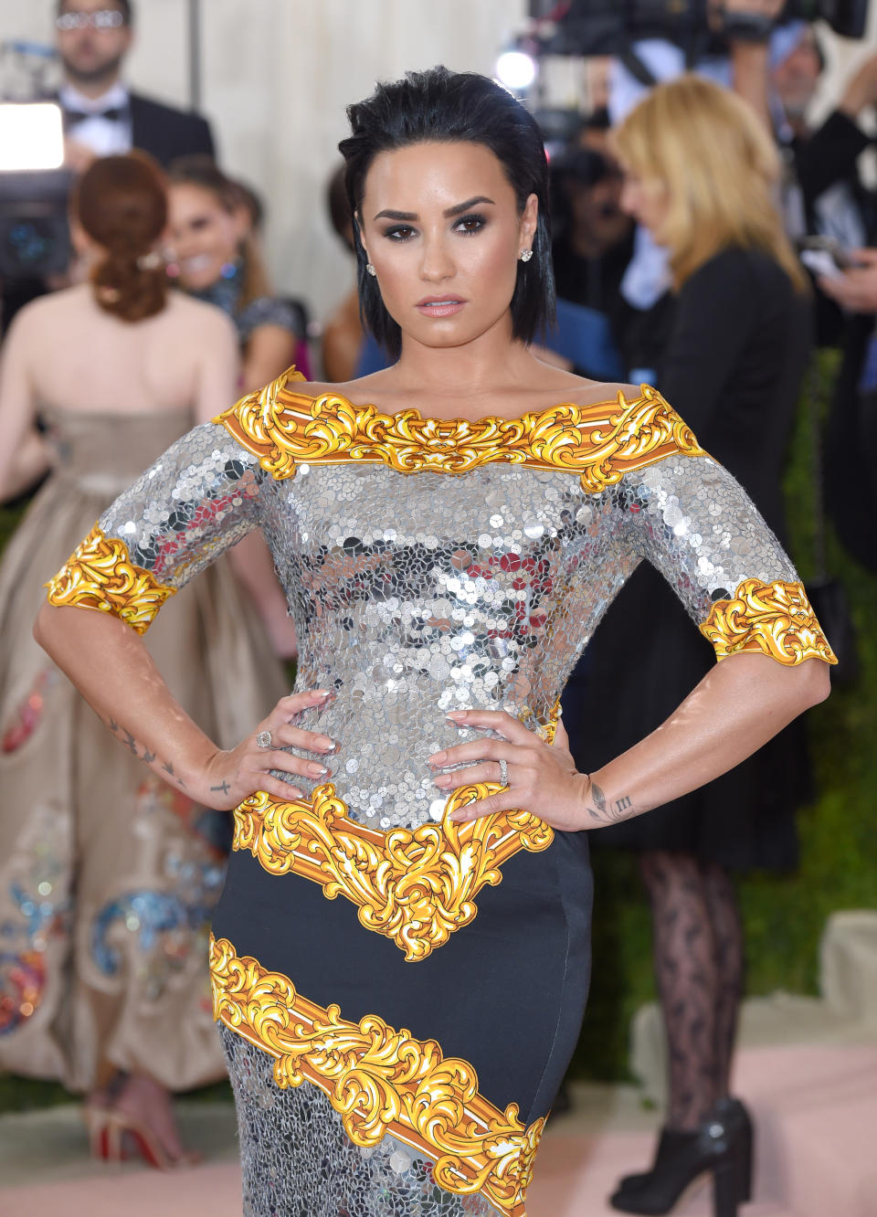 Demi Lovato en la Met Gala 2016 (Photo by Karwai Tang/WireImage)