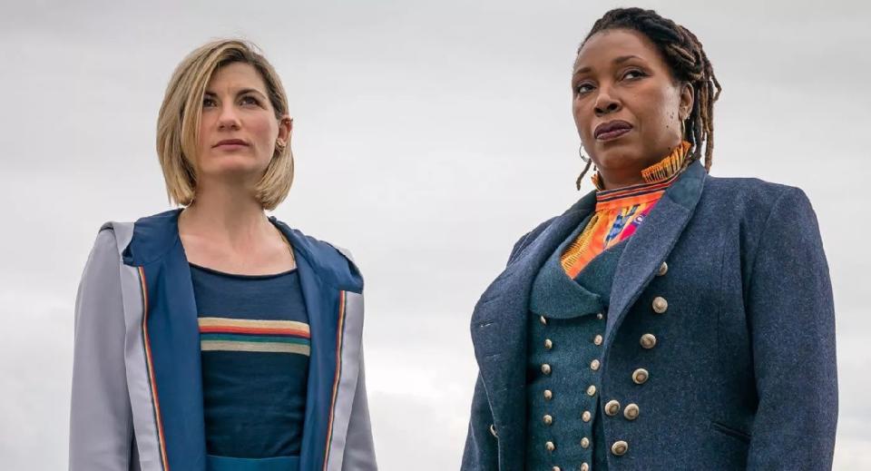 Jodie Whittaker and Jo Martin in Doctor Who.