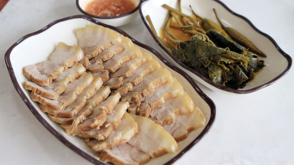 Bossam -- a very Korean way to eat pig. - courtesy Korean Tourism Organization