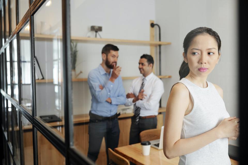 Having an opinion doesn’t mean you need to share it. <a href="https://www.gettyimages.com/detail/photo/businesswoman-eavesdropping-on-conversation-royalty-free-image/1316007542?phrase=eavesdropping&adppopup=true" rel="nofollow noopener" target="_blank" data-ylk="slk:DragonImages/iStock via Getty Images Plus;elm:context_link;itc:0;sec:content-canvas" class="link ">DragonImages/iStock via Getty Images Plus</a>