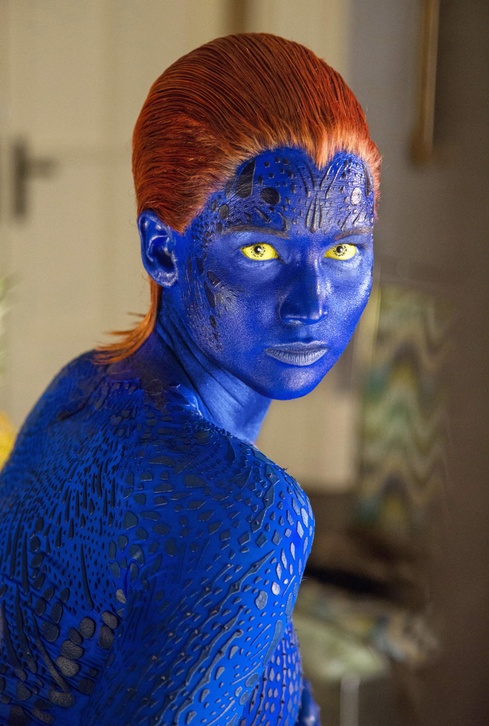 X-MEN: DAYS OF FUTURE PAST, Jennifer Lawrence as Mystique, 2014. ph: Alan Markfield/TM & copyright ©20th Century Fox Film Corp. All rights reserved/courtesy Everett Collection