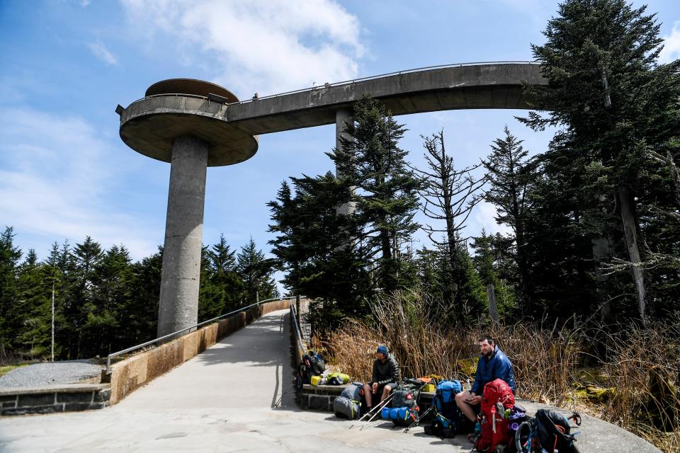 Parking tags will be required starting March 1 to park at sites such as Clingmans Dome in Great Smoky Mountains National Park.