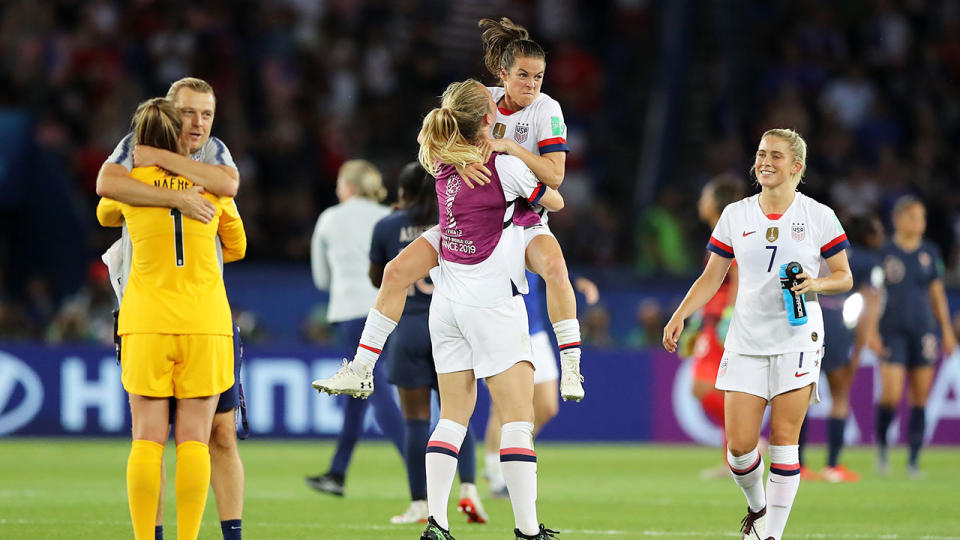 USA's win sets up a semi-final showdown with England. Pic: Getty