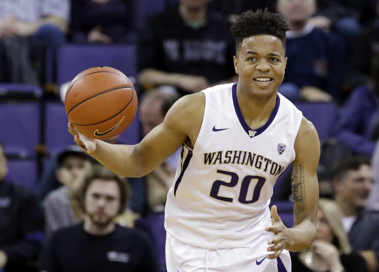 Markelle Fultz, 19, played one season at the University of Washington, where he averaged 23.3 points. (AP)