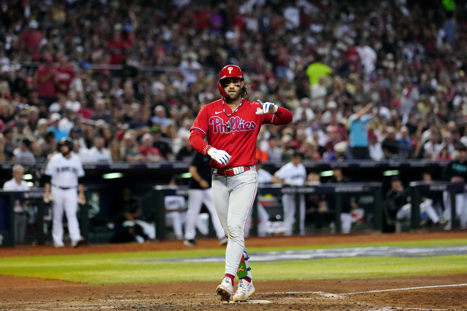 Bryce Harper。（Photo by Mary DeCicco/MLB Photos via Getty Images）