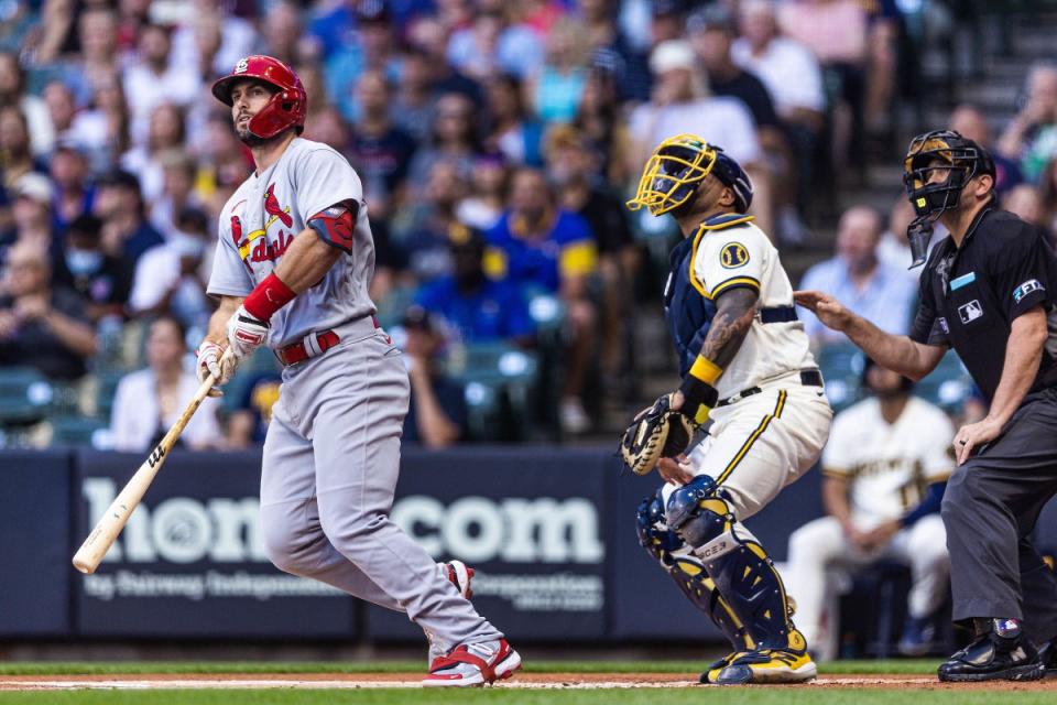 First baseman Paul Goldschmidt will be among the St Louis Cardinals travelling to London in June (Handout photo provided by Major League Baseball)