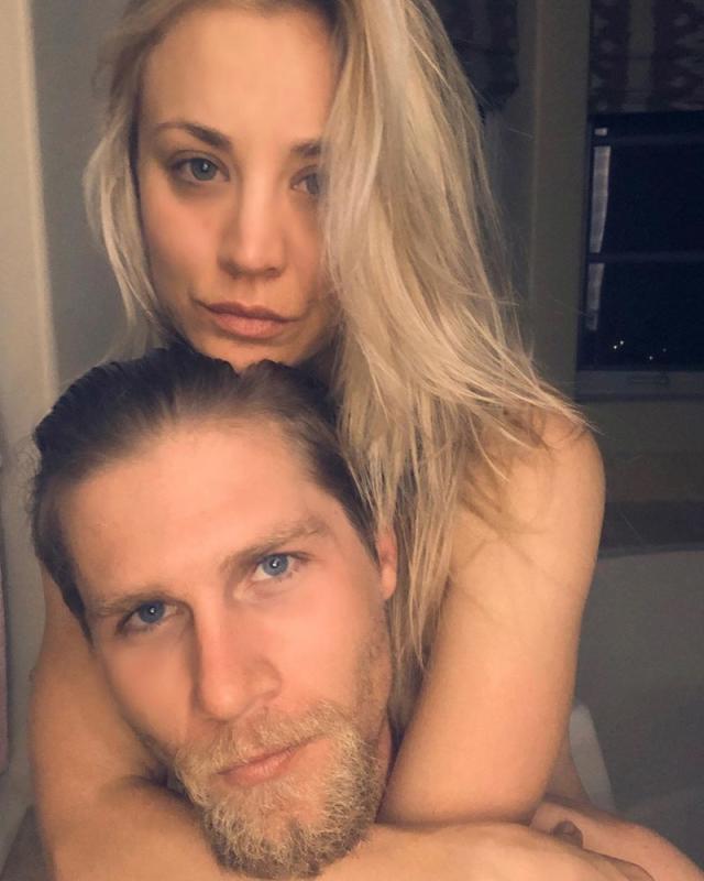Kaley Cuoco Porn Captions - Kaley Cuoco's Husband Ruins Sexy Photo by Saying They Look Like Siblings:  'Moment Over'