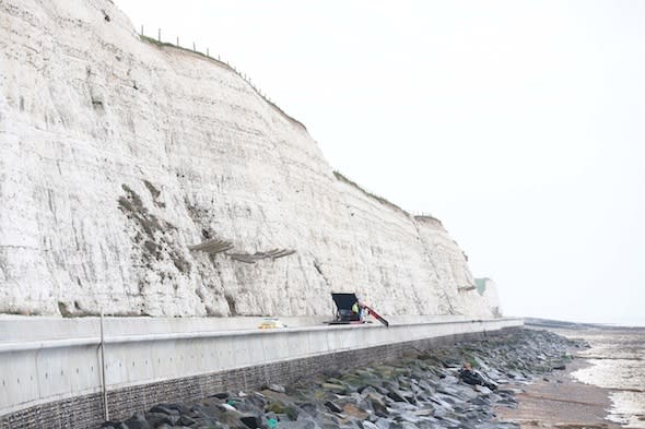 Ford Focus cliff fall