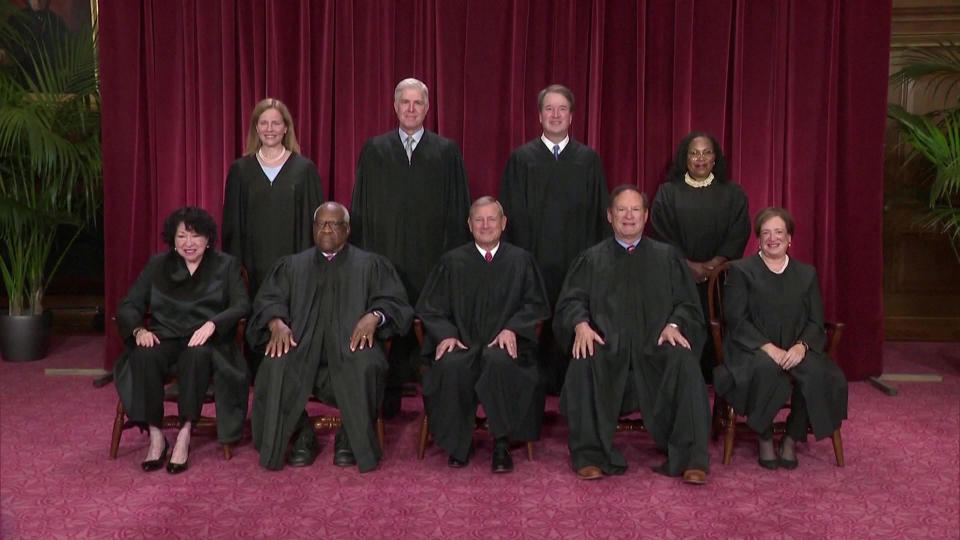 There is currently no code of ethics to which the nine justices hold themselves. And that might be a problem!  / Credit: CBS News