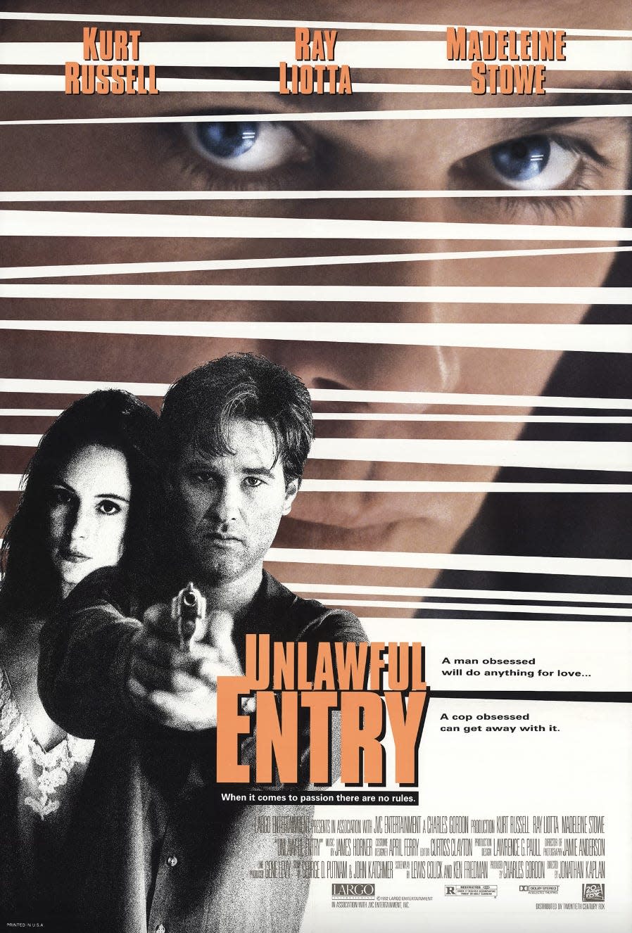 Movie poster for "Unlawful Entry."