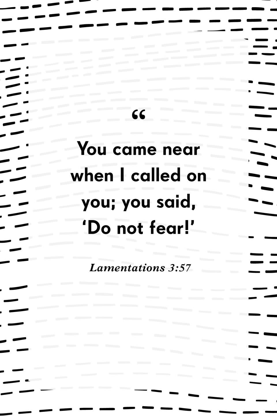 20) Lamentations 3:57