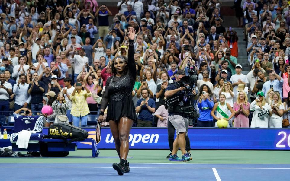 Fans flocked in their thousands for Serena Williams' swansong - AP