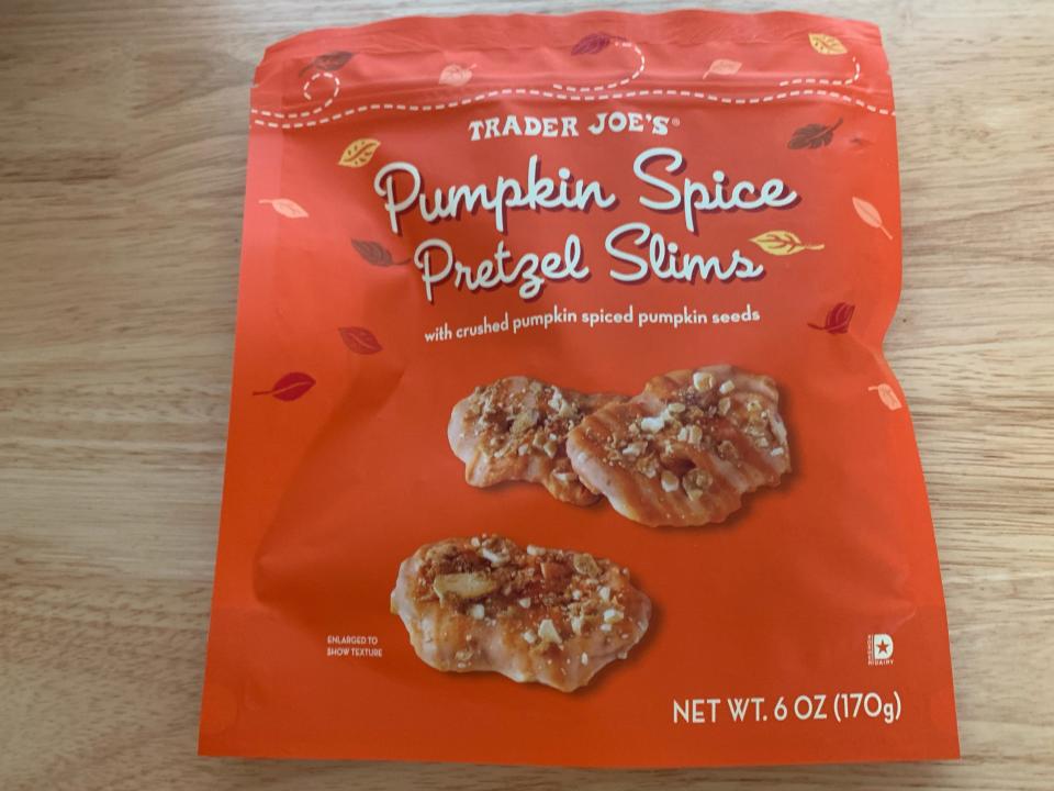 pumpkin spice pretzel slims
