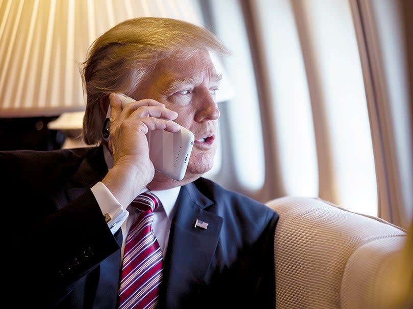 Trump made the infamous call to president Zelensky on 25 July: The White House
