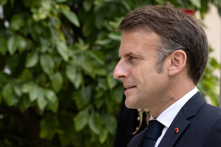 'I have heard that you want change,' Emmanuel Macron told the French (André PAIN)