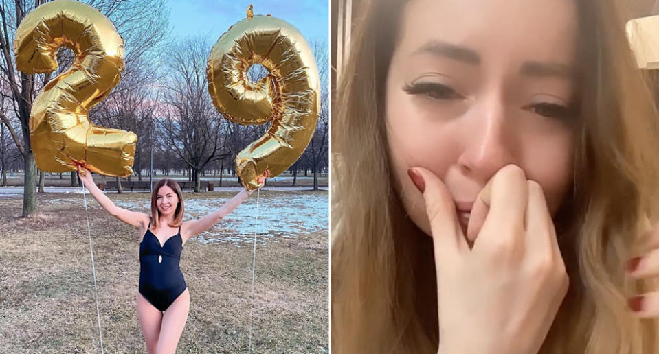 Russian blogger Ekaterina Didenko was celebrating her 29th birthday when it took a fatal turn.