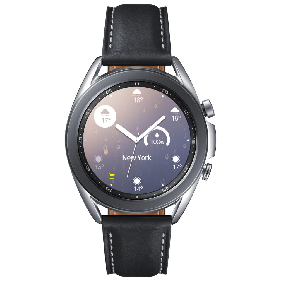 Samsung Galaxy Watch3 41mm Smartwatch with Heart Rate Monitor. Image via Best Buy.
