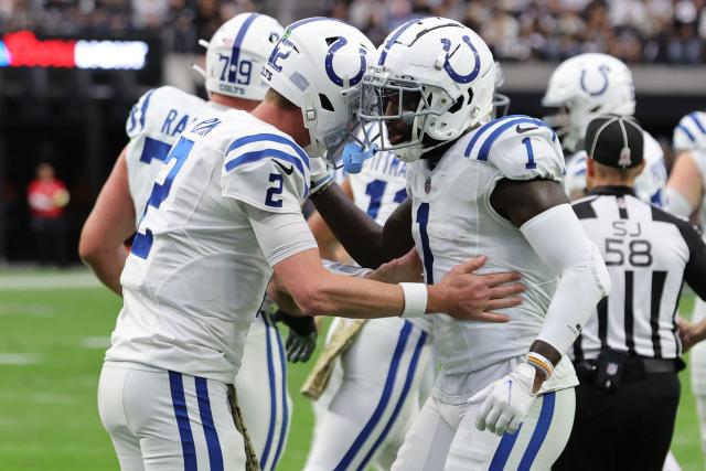 Colts beat Raiders in Jeff Saturday's wild NFL coaching debut