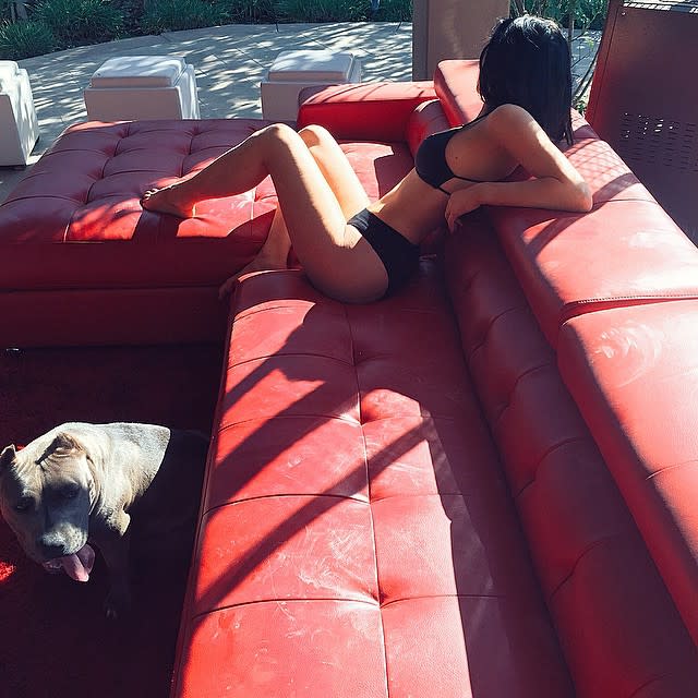 Being a fashion icon is all about having a signature style, and at the tender age of (almost) 18, it seems Kylie Jenner already has her signature locked down. <strong>WATCH: Kylie Jenner Posts Her Raciest Bikini Pictures Yet </strong> The reality star has been flaunting her bikini bod all summer, and for the most part, it’s been all black everything. From this "swim session" with big sis Kourtney Kardashian... ...to this shot of her lounging by the pool. <strong>EXCLUSIVE: Kylie Jenner on Her Racy Social Media Posts: 'I Don't Really Regret Anything' </strong> Even fan art of Kylie is rocking the black bikini! Kylie's also going to be celebrating her upcoming 18th birthday in a black bikini, according to this promotional Insta about her upcoming soiree at Beachclub in Montreal. From blue hair to black bikinis, Kylie’s setting trends all over the place! What should she try next? Tweet us with the hashtag #etnow with your suggestions! <strong>WATCH: Kylie Jenner is Going To Spend Her 18th Birthday in Canada </strong>