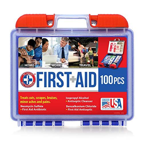 4) Be Smart Get Prepared 100 Piece First Aid Kit