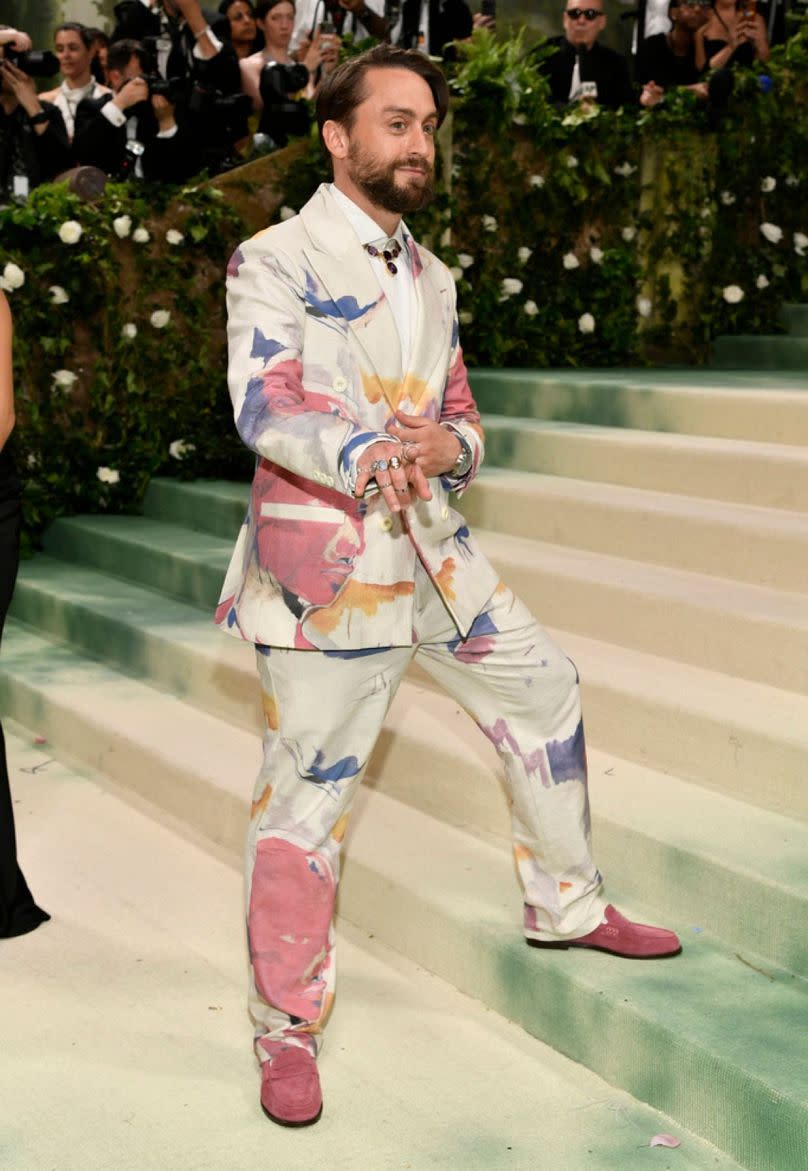 Kieran Culkin attends the Met Gala celebrating the opening of the "Sleeping Beauties: Reawakening Fashion" exhibition on 6 May 2024, in New York.