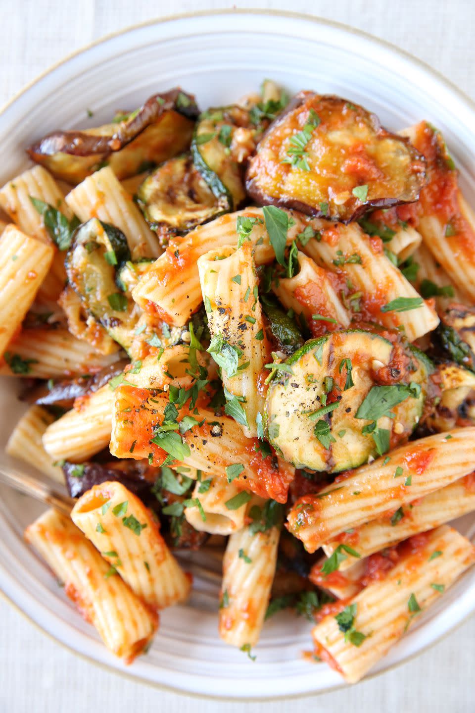 Grilled Vegetable Rigatoni