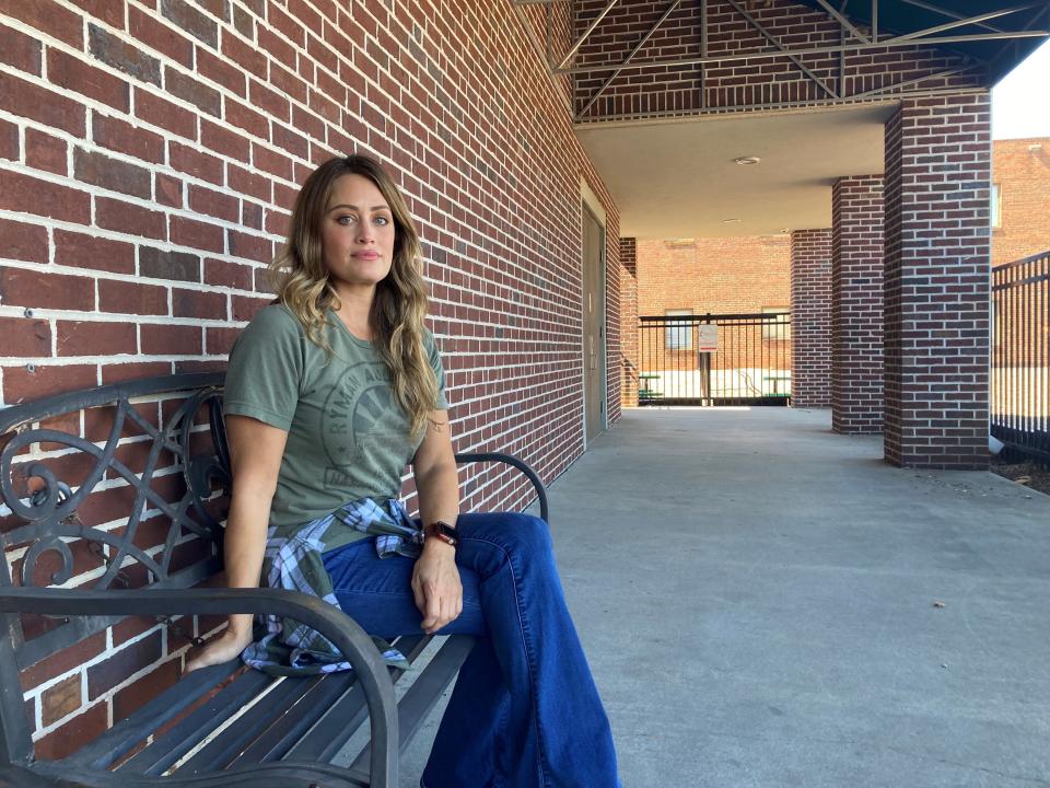 Heather Wilson, a mother of three and a teacher at Bearden Middle School, is still looking for a permanent home two months after a tornado destroyed her apartment complex. It's been "an absolute nightmare," she said.