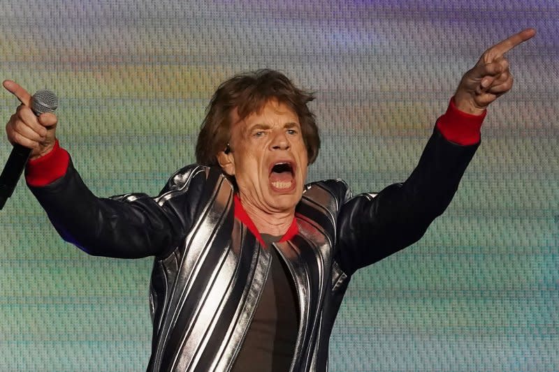 Rolling Stones lead singer Mick Jagger appeared in two "Saturday Night Live" sketches this weekend. File Photo by Bill Greenblatt/UPI
