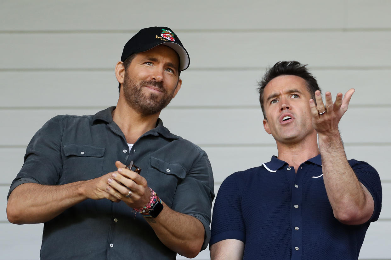 Ryan Reynolds and Rob McElhenney bought Wrexham AFC in 2020. (PA Images via Getty Images)