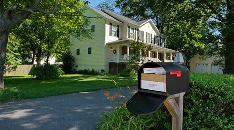 An image of one of the new jumbo mailboxes, which retail for about $66, that the U.S. Postal Service is recommending as an upgrade. The bigger mailboxes can more easily fit packages compared with older receptacles, a benefit as more people shift to online shopping. / Credit: USPS