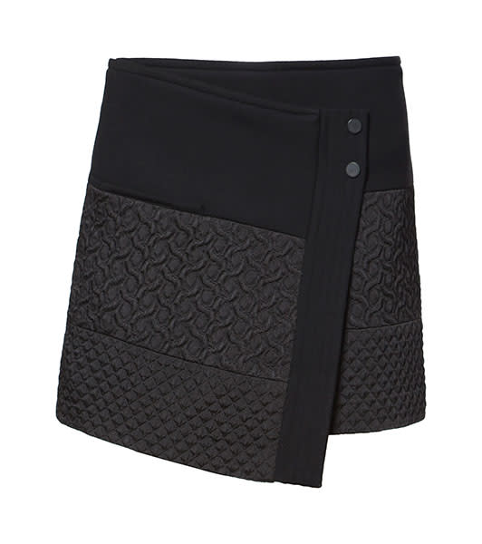 Jaquard Mini Skirt, $79.90 at zara.com