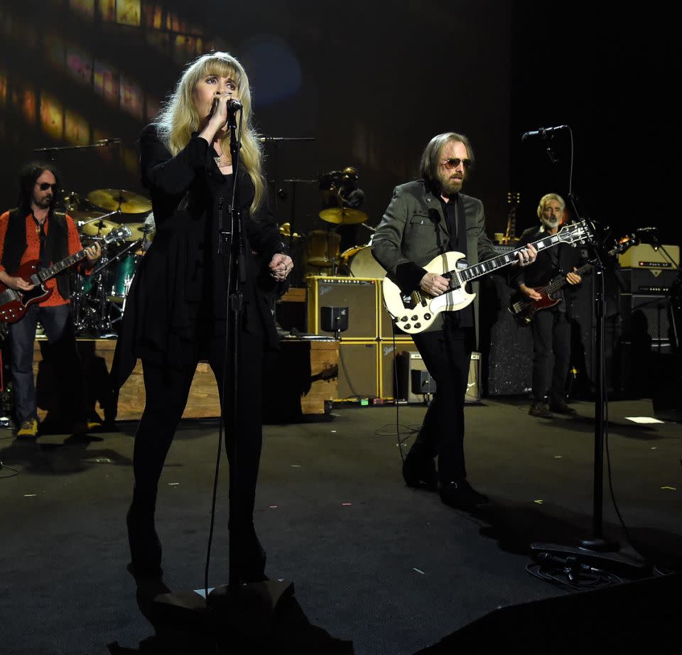 Stevie Nicks was on hand to pay tribute to her friend. Source: Getty