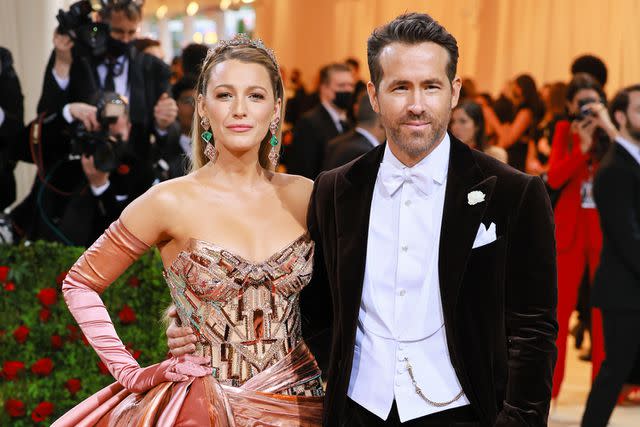 <p>Theo Wargo/WireImage</p> Ryan Reynolds and Blake Lively