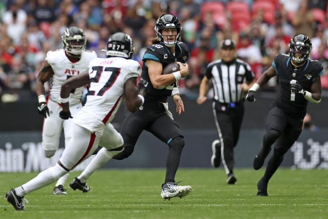 Lawrence, Ridley and defense help Jaguars beat Falcons 23-7 in London, Sports