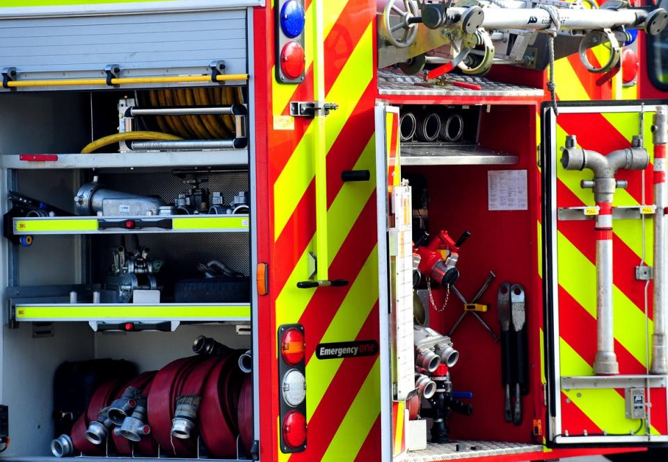 Firefighters are responding to the incident (Rui Vieira/PA) (PA Archive)