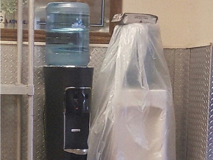 water jugs get married