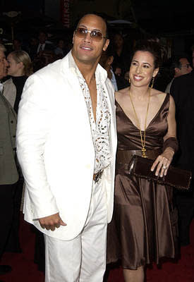 The Rock with his wife Dany at the LA premiere of Universal's The Scorpion King