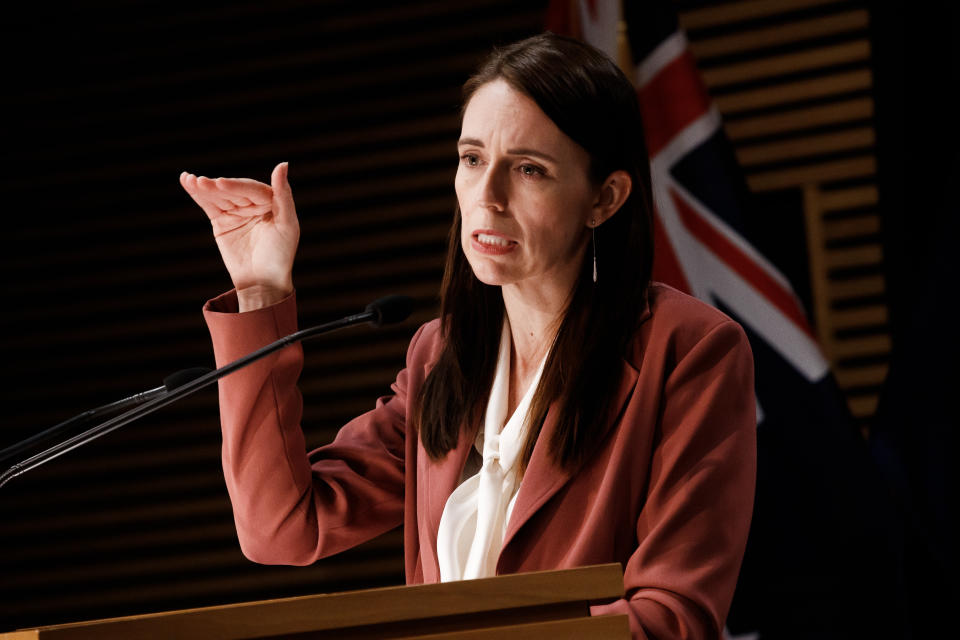 Prime Minister Jacinda Ardern continues to push towards Covid Zero. Source: Getty