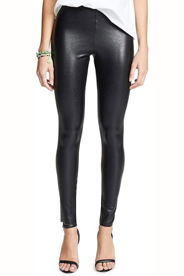 1) Women's Perfect Control Faux Leather Leggings