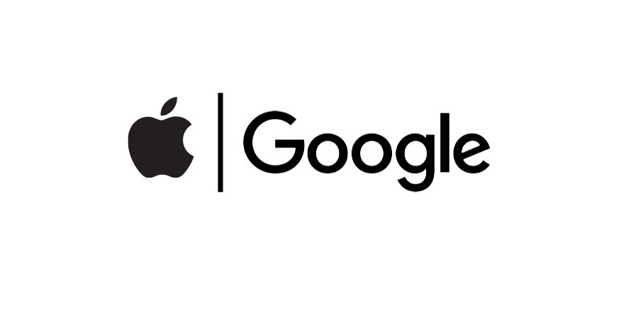 Apple and Google logo