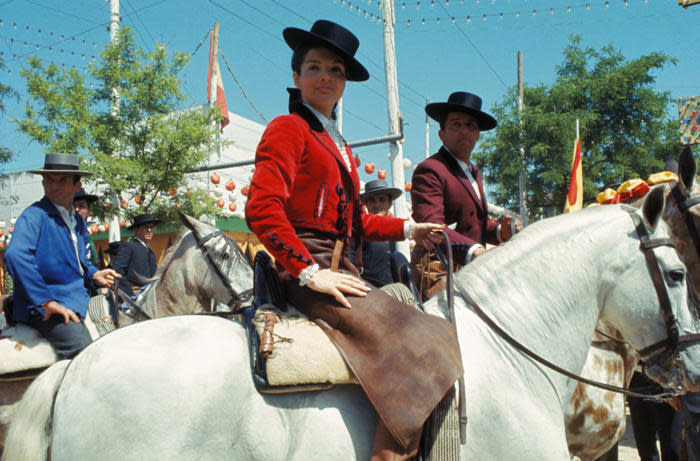 Jacqueline Kennedy en la Feria de Abril